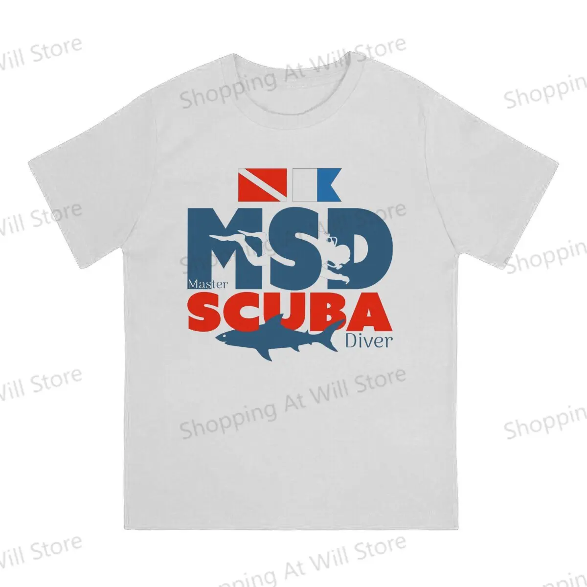 Летние мужские и женские повседневные футболки для дайвинга мастер акваланга