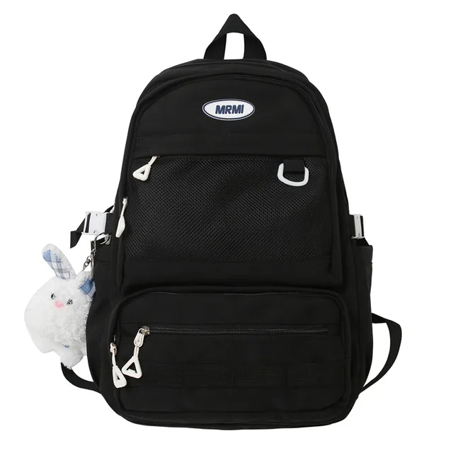 Женский однотонный рюкзак, большая дорожная сумка с несколькими карманами для женщин, школьный ранец для книг для девочек и мальчиков-подростков