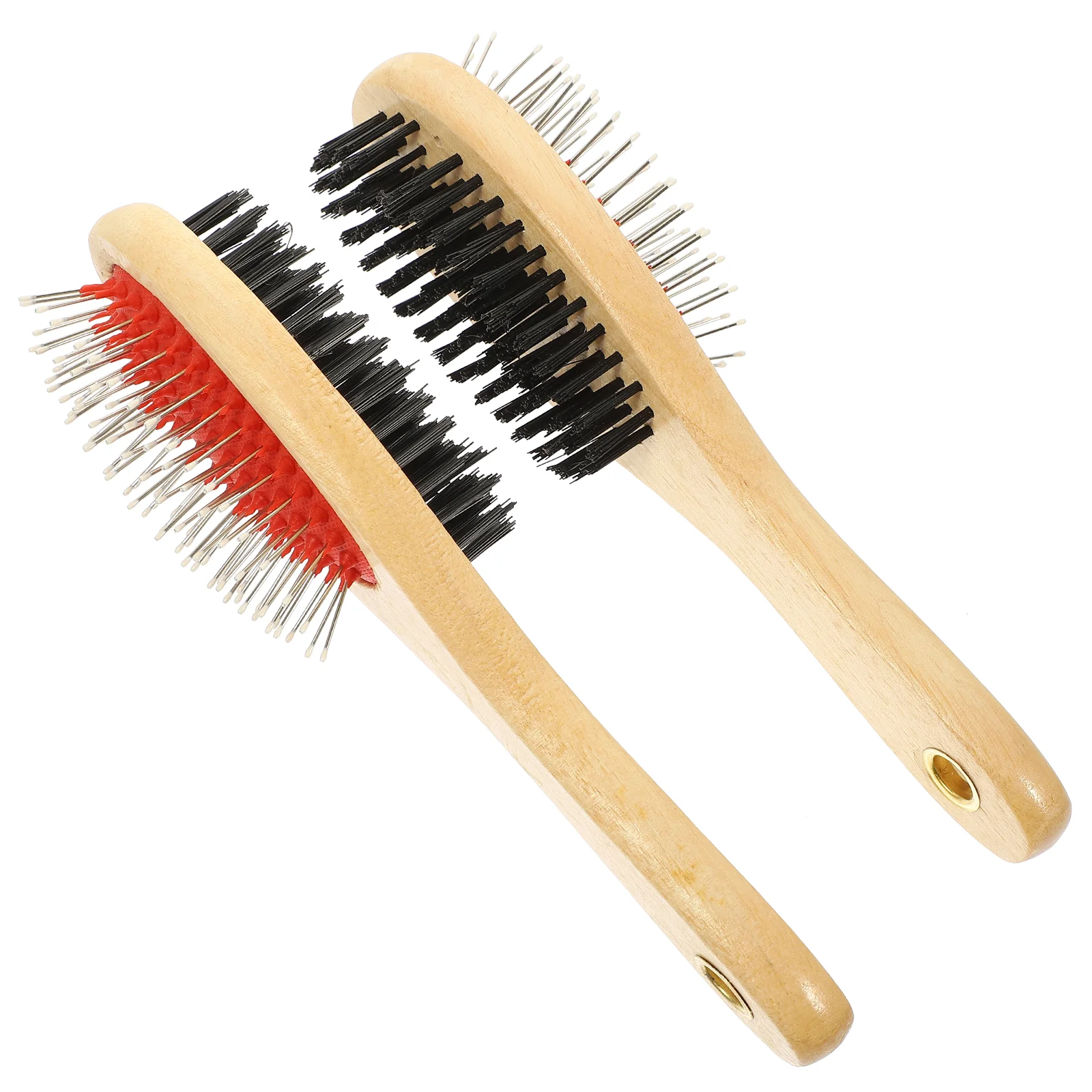 

2pcs Cat Grooming Brush Dog Brush Double Sides Brush for Cleaning Dog Cat