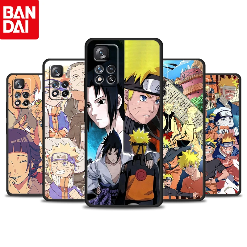 

Anime NARUTO Cool Boy For Redmi 10 9 9C 9A 8 8A 7 7A 6 6A 5 5A 4X Prime Pro Plus TPU Silicone Soft Black Phone Case Funda Coque