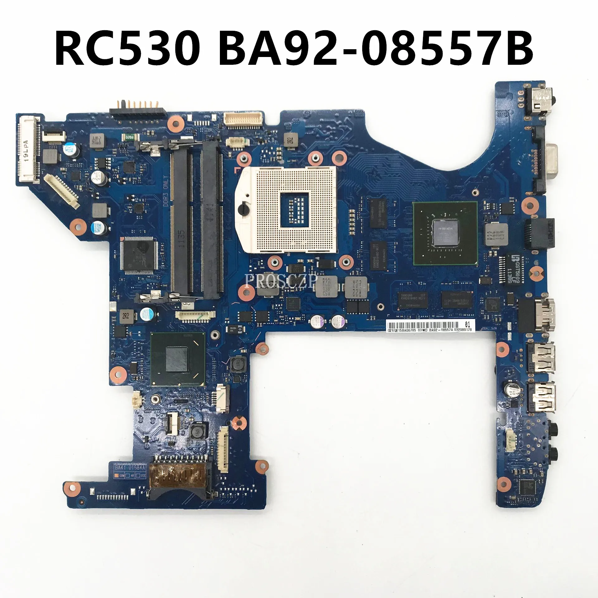 

BA92-08557A Бесплатная доставка, высокое качество для материнской платы ноутбука Samsung RC530 GT540M DDR3, 100% Протестировано, хорошо работает