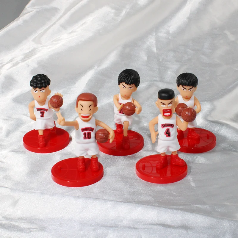Фигурка героя японского мультфильма Slam Dunk Kaede Rukawa Sakuragi Hanamichi 5 шт./лот 2 цвета |