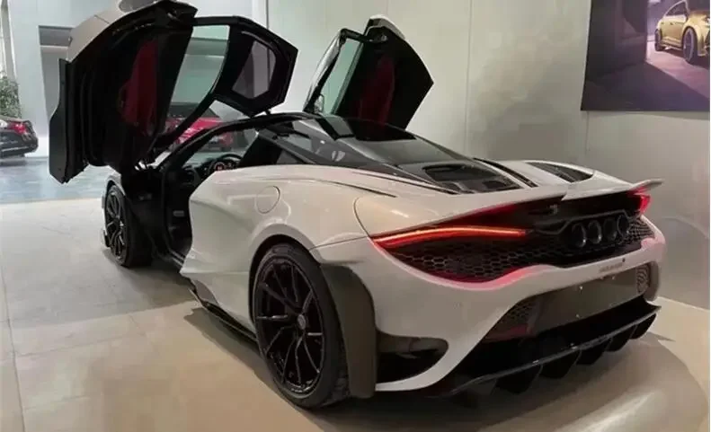 765LT СТИЛЬ СПОЙЛЕР для губ багажника с настоящим углеродным волокном на заднем