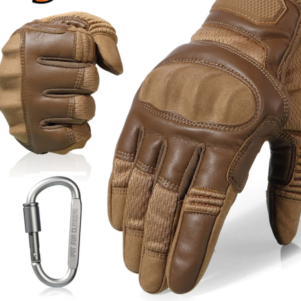 

Touchscreen PU Leather Motorcycle Full Finger Gloves Protective Gear Racing Pit Bike Riding Motorbike Moto Motocross Enduro