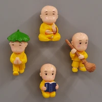 lovely priestling fridge magnets cute little monk magnetic stickers for refrigerator kawaii message board magnetic stickers