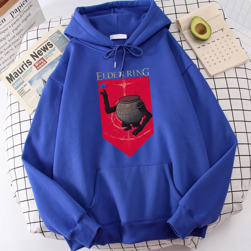 

Pot Boy Elden Ring Essential Print Sweatshirt Female Fashion Fleece Hooded Autumn Crewneck Hoodie Casual Oversize Woman Clothes