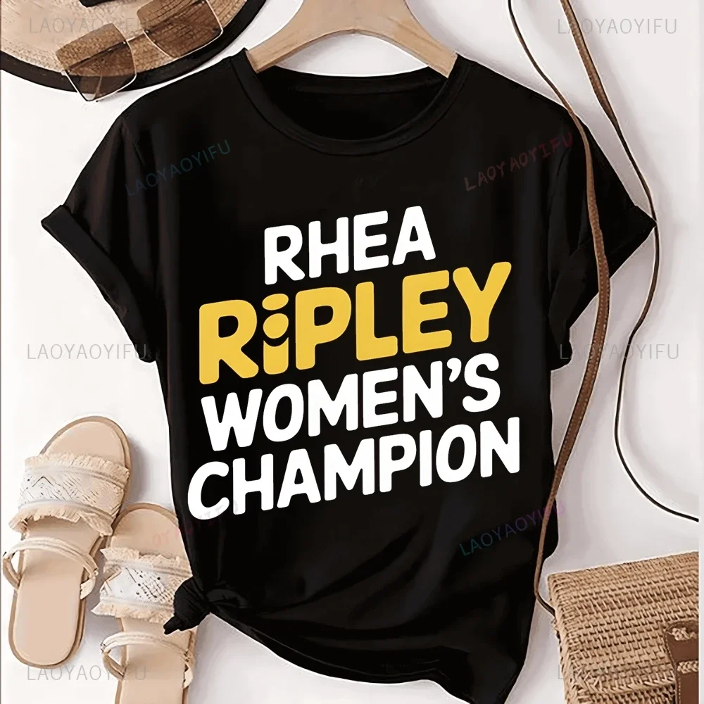 RHEA R PLEY ЖЕНСКАЯ футболка с принтом CHAMPION нейтральный тренд рубашка унисекс