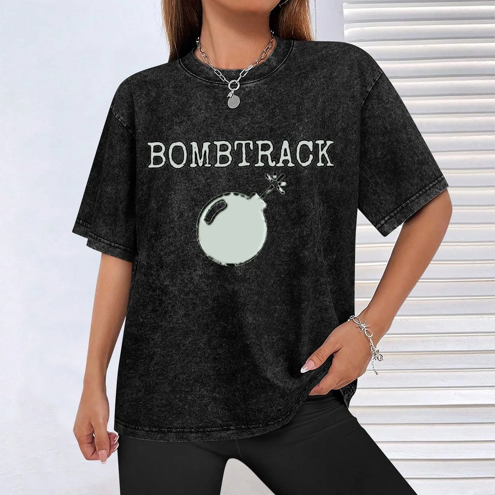 Фото Футболка Rage Against The Machine Bombtrack, базовая рабочая футболка с короткими рукавами №4