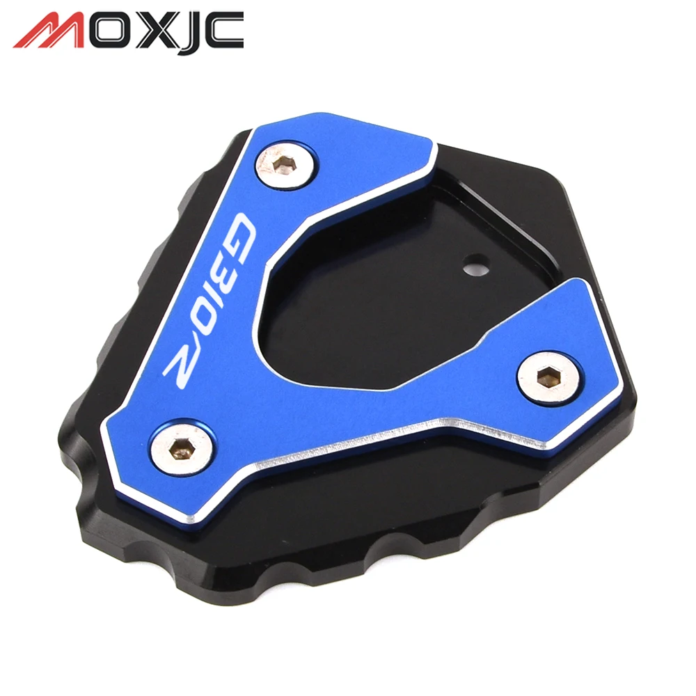 

CNC Aluminum Alloy Motorcycle Foot Side Stand Pad Plate Kickstand Enlarger Support Extension for BMW G310GS G310R 2017-2018