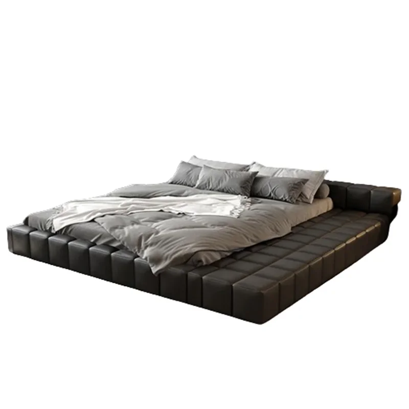 Скандинавская кровать для хранения эстетический прикроватный столик кровати