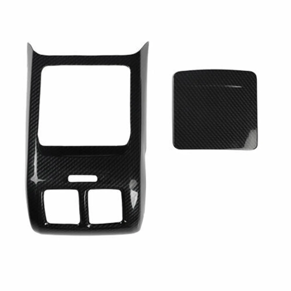 

Carbon Fiber Rear Air Outlet Vent Trim Protection Cover Anti-Kick Panel for Golf 6 MK6 - 2008-2012