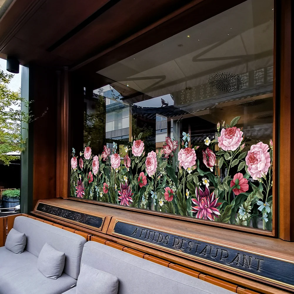 QiAds на заказ весенний винтажный цветок FlShop украшение для атмосферы магазин