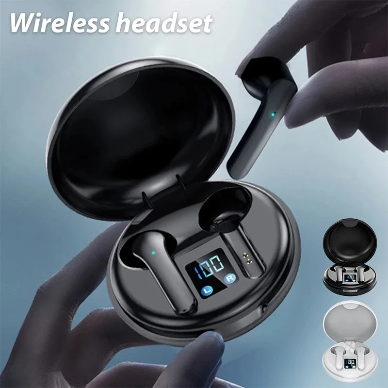 JS82 True Wireless Bluetooth Headphones With Charge Box Waterproof Sports Headset TWS Earphones enlarge