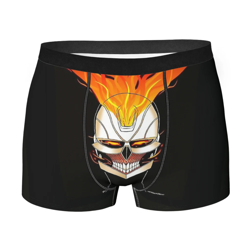 

Robbie Reyes Man's Boxer Briefs Ghost Rider Comic Book Highly Breathable Underwear High Quality Print Shorts Gift Idea