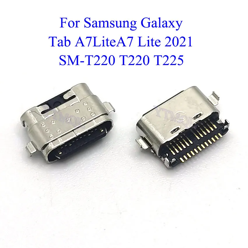 para Samsung Galaxy Tab A7lite a7 Lite 2022 Sm-t220 T220 T225 Usb Carregador de Carregamento Doca Porto Conector Plug tipo c Jack Peças