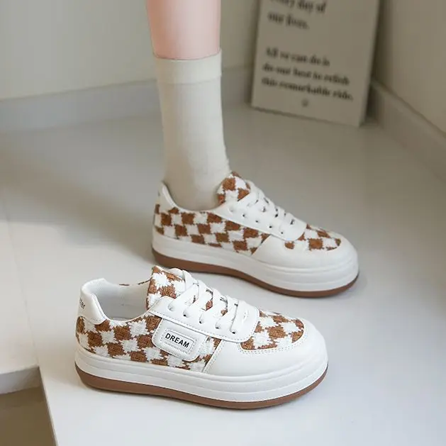 2022New Autumn WhiteinsTrendy Daddy Shoes Women's Sneakers Niche Sneakers