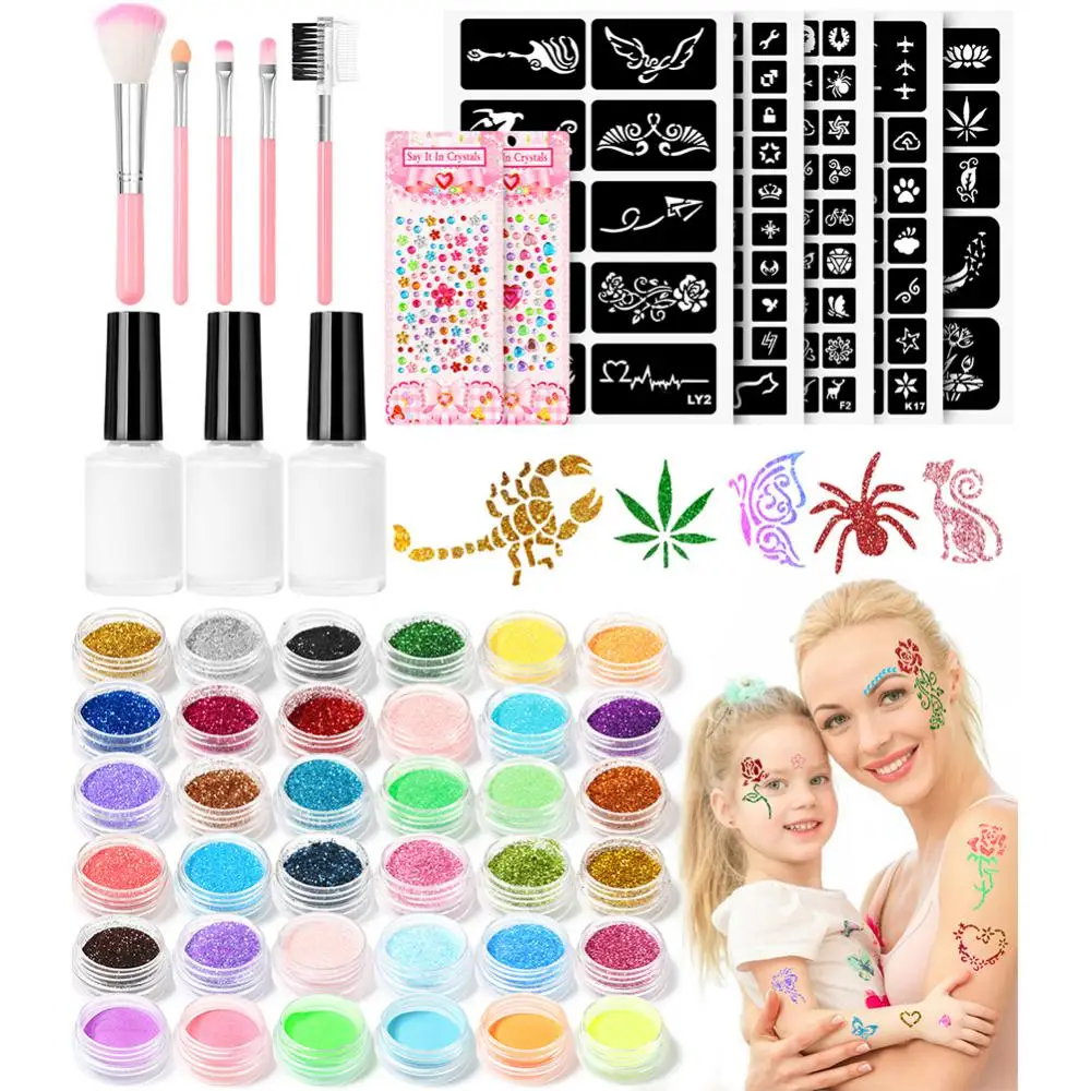 

Long-lasting Long-lasting Body Art One-time Use White Gel Tattoo Waterproof Dazzling Waterproof Tattoo Glue Mesmerizing