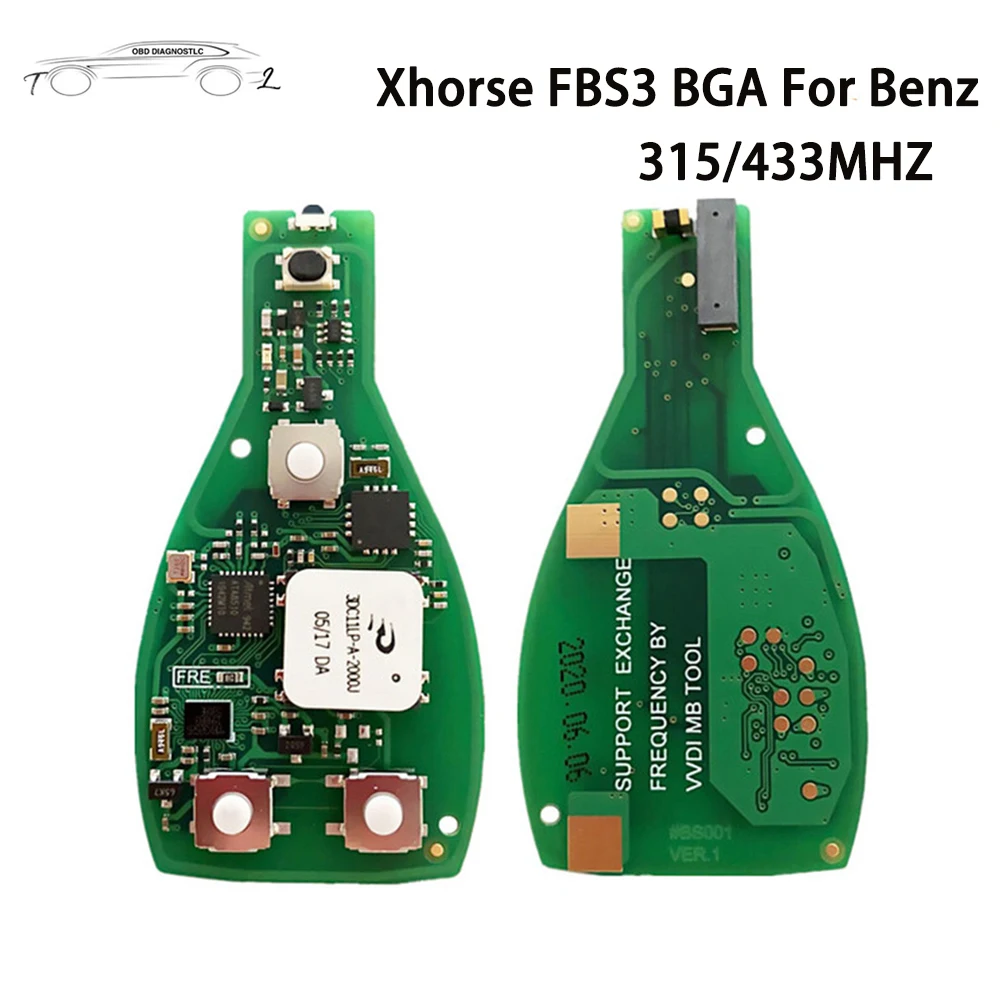 

Best Quality Xhorse MB FBS3 BGA KeylessGo For Mer-cedes B-enz Key 315/433MHZ for W204 W207 W212 W164 W166 W221