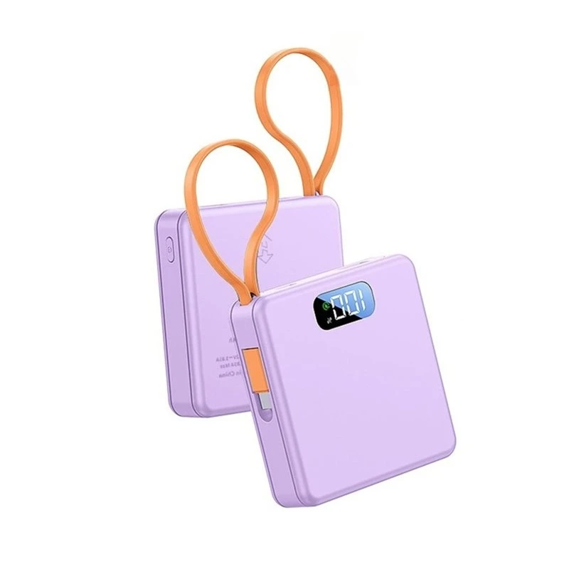 Фото A53M-Mini Безконтактный корпус для зарядного устройства Power Bank мощностью 22,5 Вт, для сборки своими руками, с отсеком для 3 аккумуляторов 21700 и кабелем питания. №1