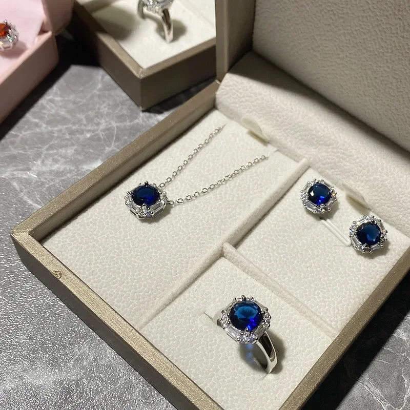 Яркий микро-набор MDL в стиле муассанита цирконий позолоченное кольцо поколения