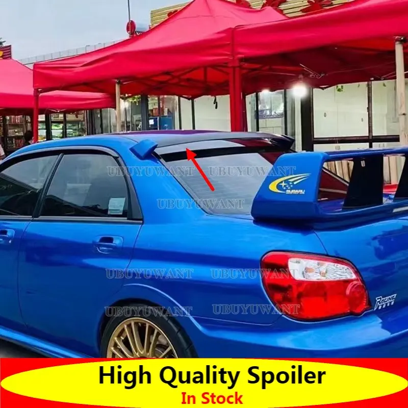 

Задний спойлер из углеродного волокна на крышу окна крыла губа для Subaru Impreza WRX STI 7-9th 2002-2009 Автомобильный Стайлинг