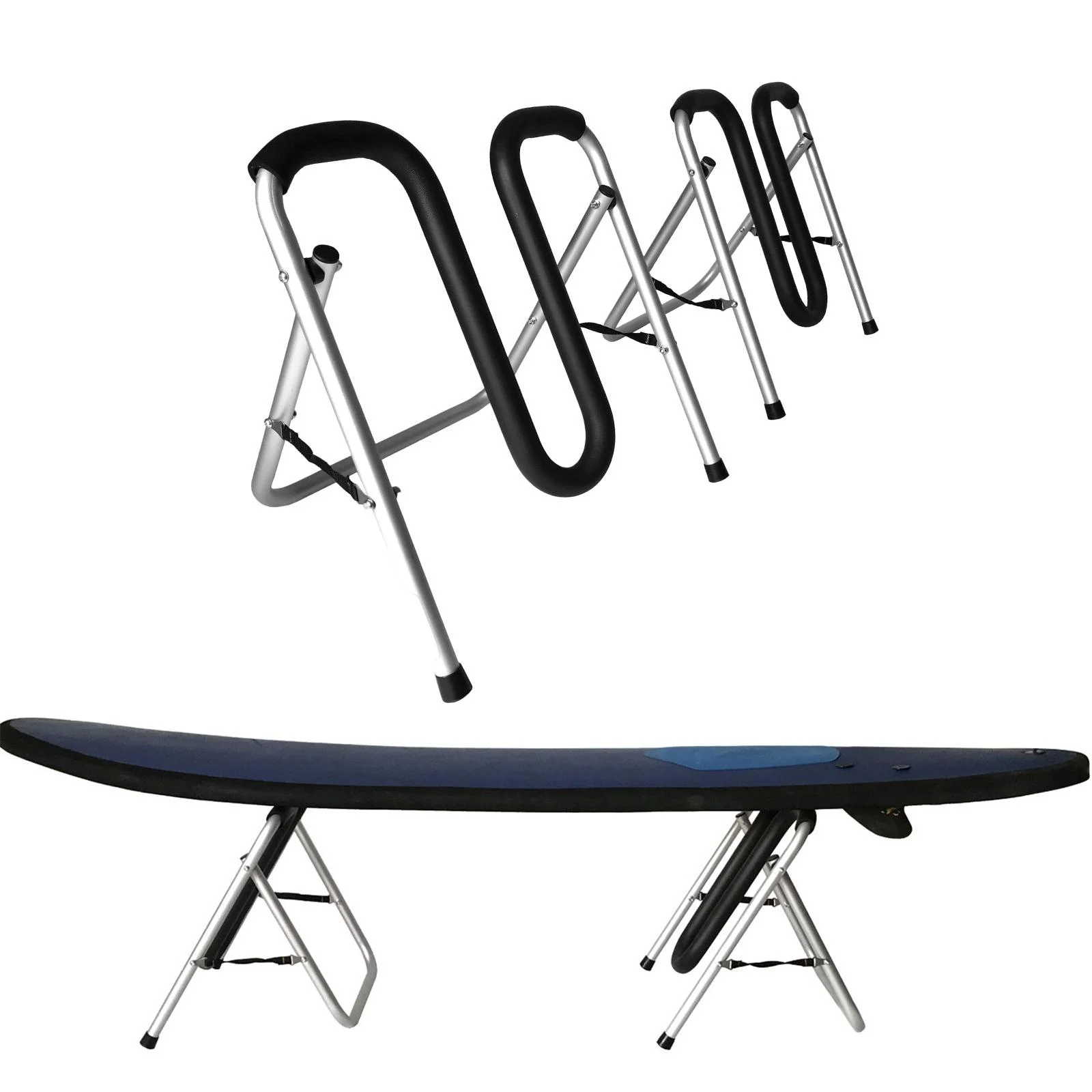 

Складная подставка для доски для серфинга, стойка для хранения для скейтборда, пенопластовый протектор, подходит для лонгбордов и коротких досок