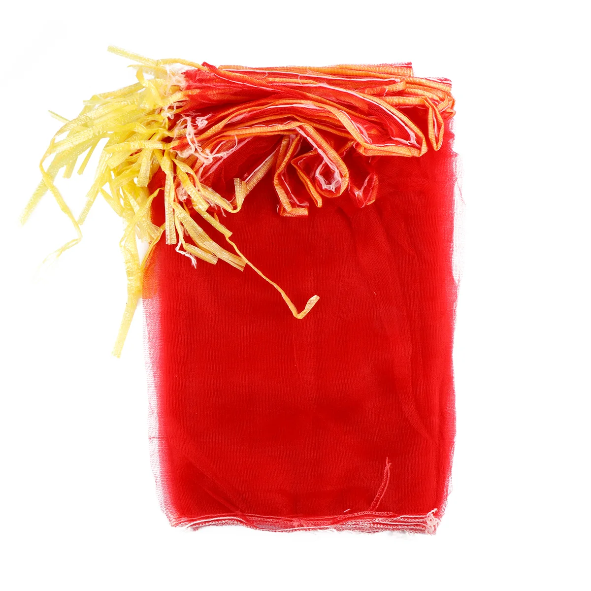 

100pcs Plastic Woven Bag Fruit Pocket Gauze Bag Vegetable Storage Bag (Red)