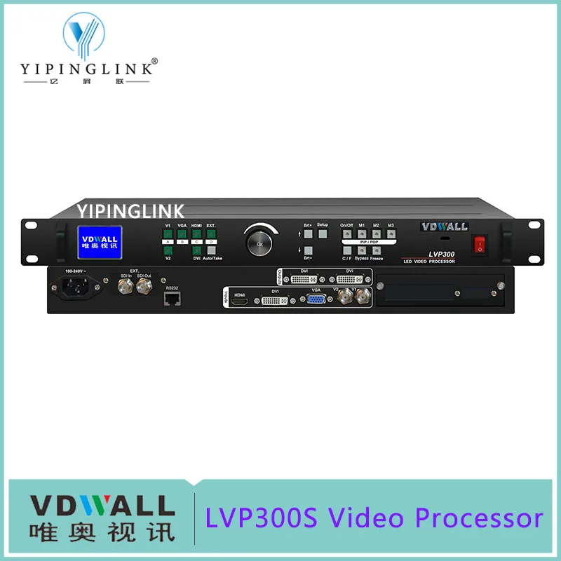 Видеопроцессор VDWALL LVP300S LVP300 со светодиодным экраном, вход SDI для аренды или фиксированной установки, светодиодный ТВ-дисплей