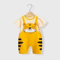 baby clothes baby onesie summer thin short sleeved super cute little tiger clothes