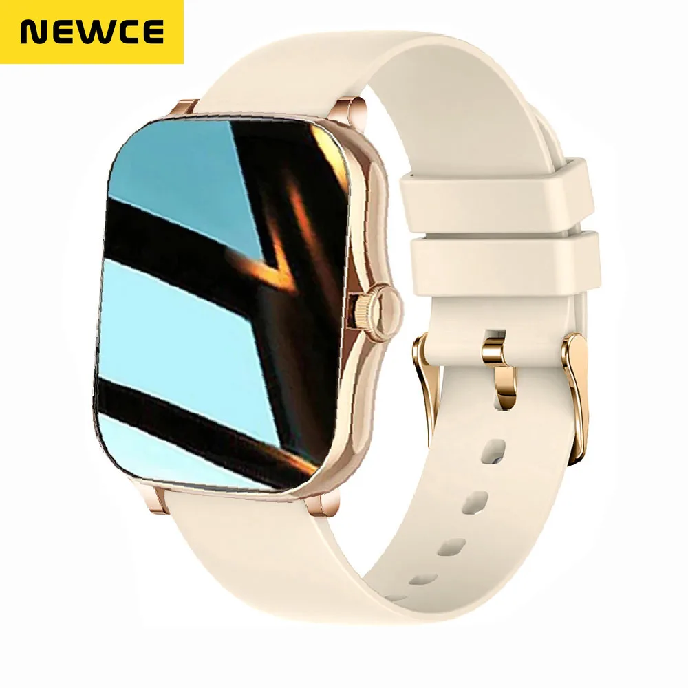 

Smart Watch 2021 PK P8 Plus Smartwatch Men Women Heart Rate Monitor DIY Watch Face 1.7 Inch Full Touch For Android GTS 2