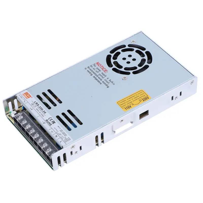 

LRS-350-24v15A12V30A48V регулятор напряжения промышленного управления, Прямая поставка с завода, импульсный источник питания переменного и постоянно...