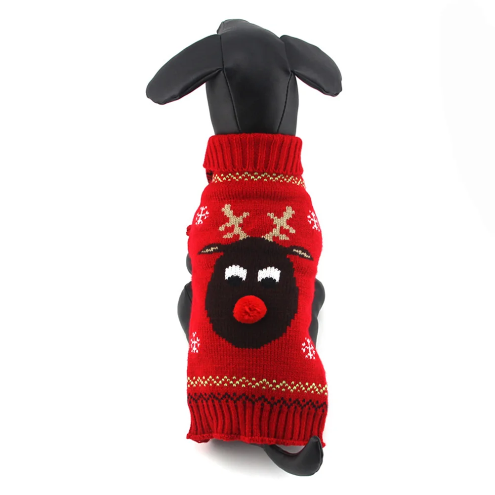 

Christmas Sweater Christmas Clothes Winter Warm Puppy Coats Outfit Dresses New Year Costume for Dogs Cats Puppy