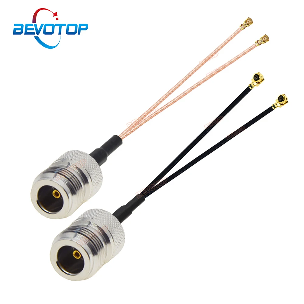 

1PCS N to U.fl Splitter Cable N Female to 2* IPX IPEX1 Female Jack RG178 / RF1.13 Cable Antenna Extension Jumper Adapter Pigtail