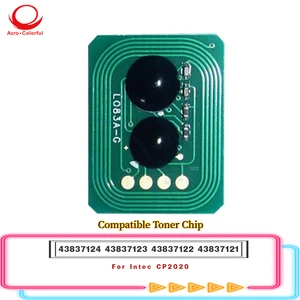 43837124 43837123 43837122 43837121 Toner Chip For Intec CP2020 Laser Printer Copier Cartridge Reset