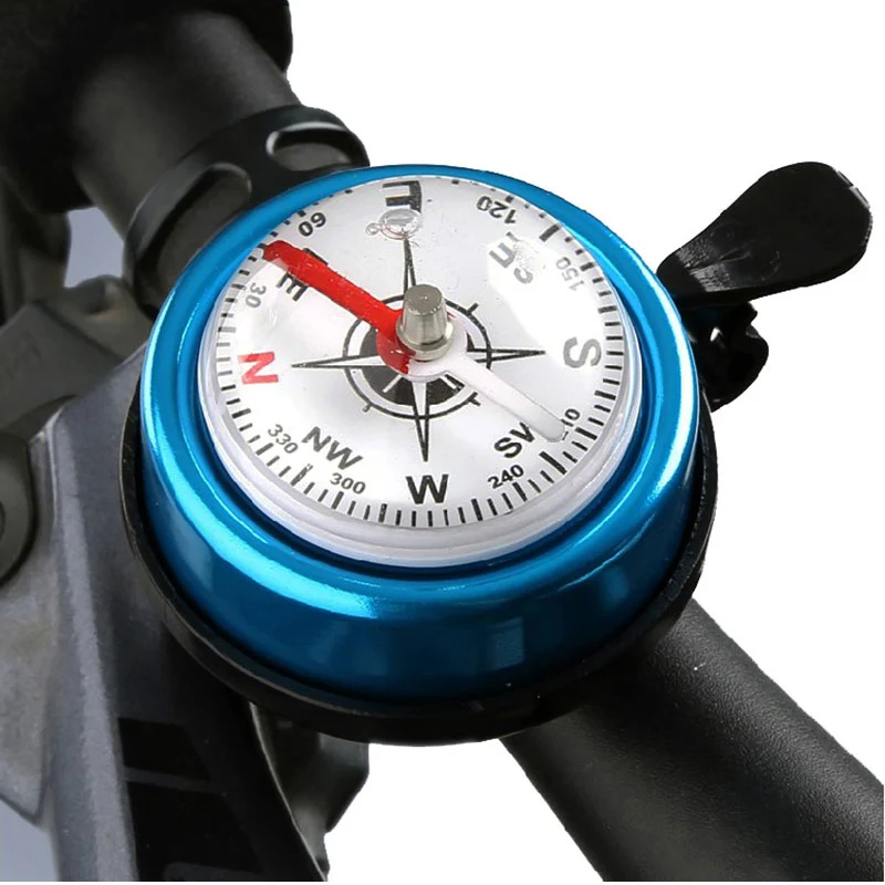 

Compass Mountain Bike Bell Ring Bicycle Horn Handlebar Speaker Folding Bicycle Accessories Timbre Bicicleta