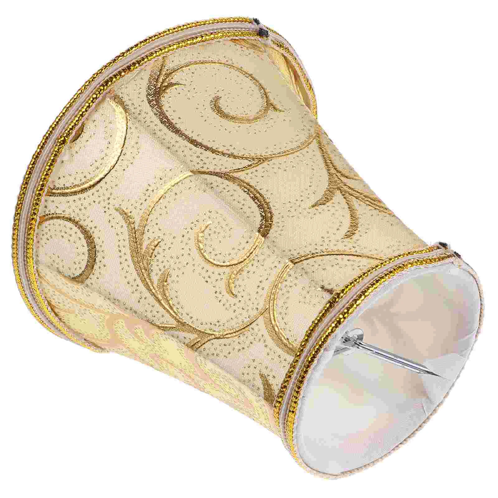 

Natural Fabric On Pendant Light Shades European Style Droplight Wall Lamp Shade