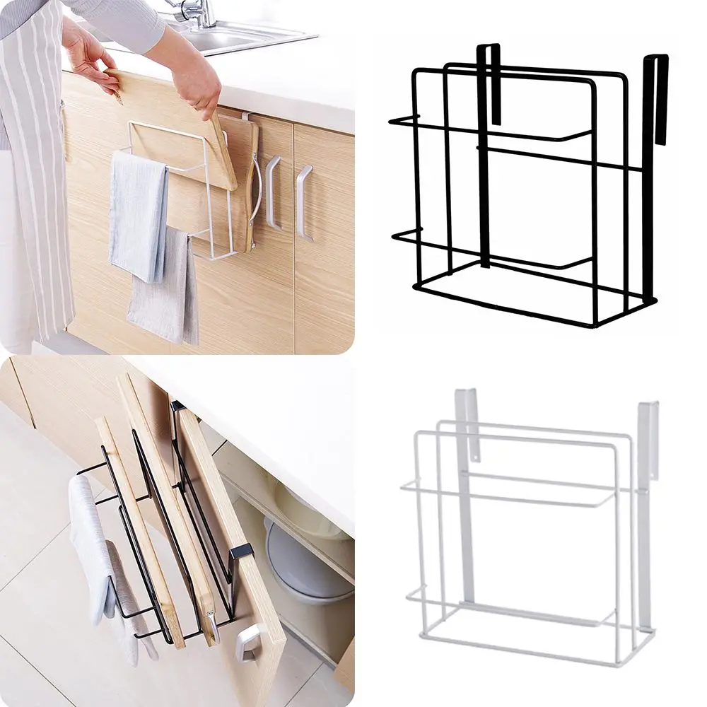 

Saving Home Decoration Basket Free Punching Storage Rack Cupboard Towel Hanger Kitchen Organizer Cutting Board Holder