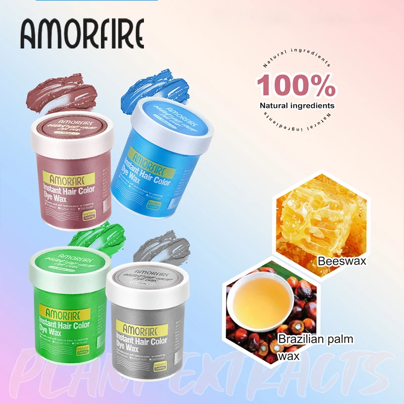 Ing Product 9 Color Disposable Color Temporary Color Dye Fashion Hair Mud Wax Full Hair Mud Wax All Styling