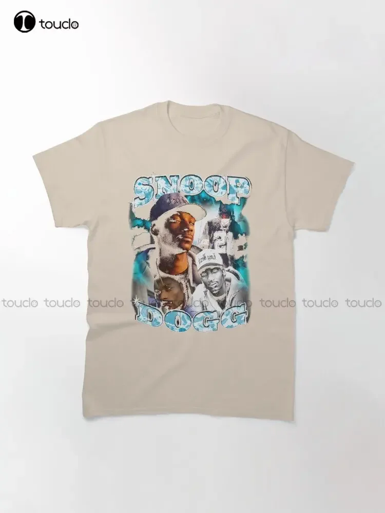 Snoop-Dogg ретро винтажная классическая футболка на заказ для взрослых и подростков