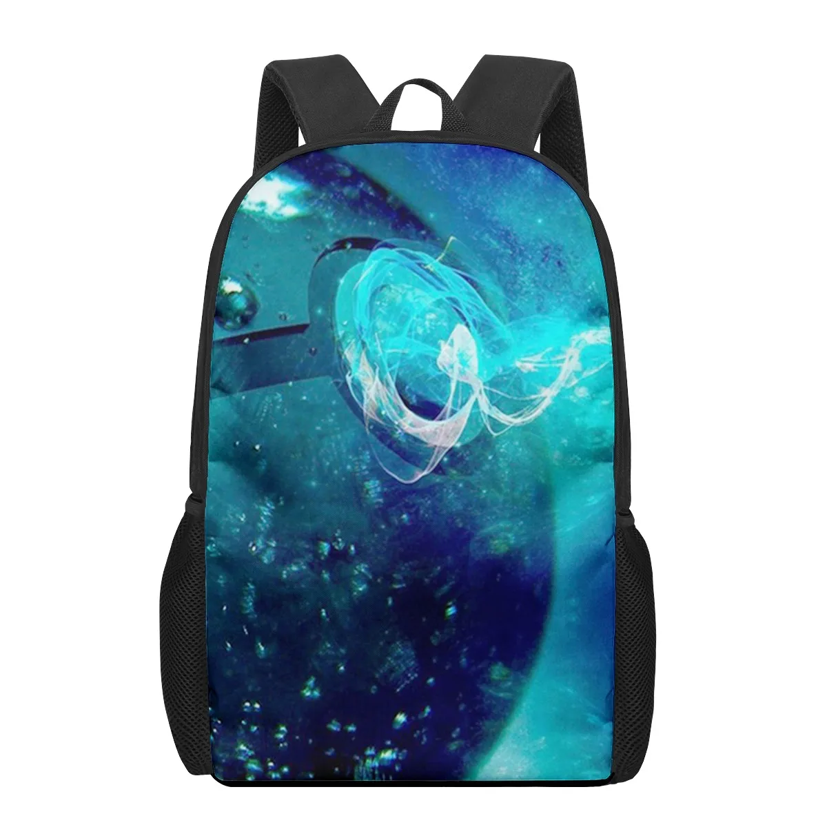 Pokemons-Blue-Guide-Eevee-Pokeballs 3D Print School Bags for Boys Girls Primary Students Backpacks Kids Book Bag Satchel Back