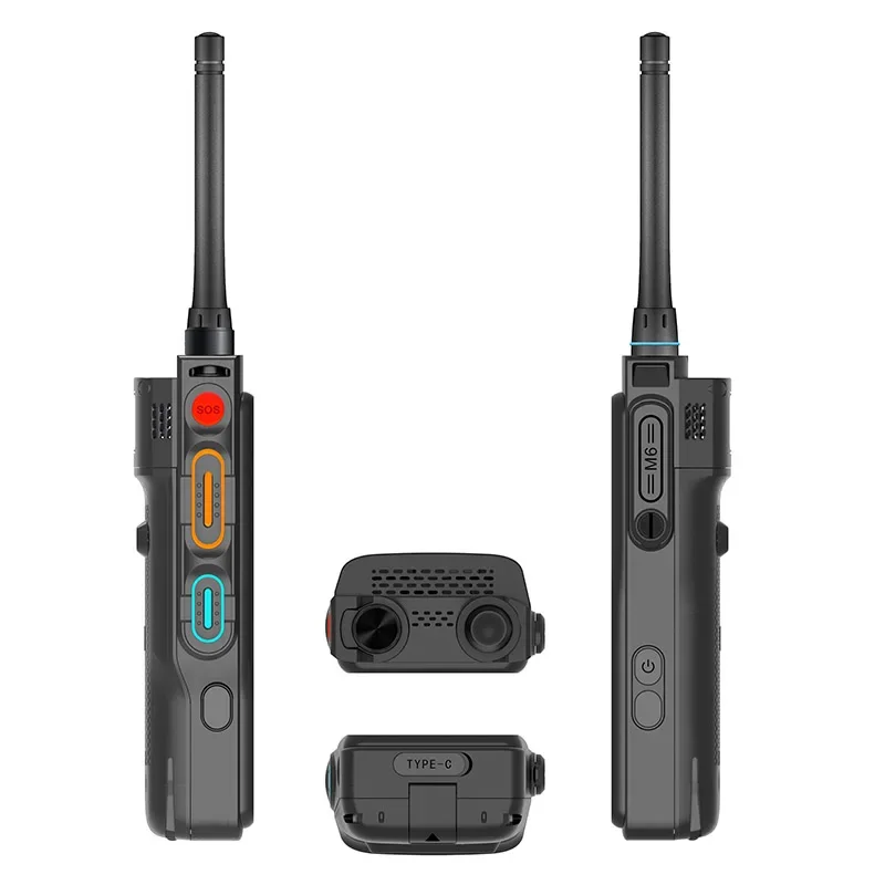 UNIWA P6 IP68 Прочная рация 4 Вт DMR/аналоговый двойной режим 2 41 дюйма 3 ГБ + 32 12 МП 2500 мАч 4G