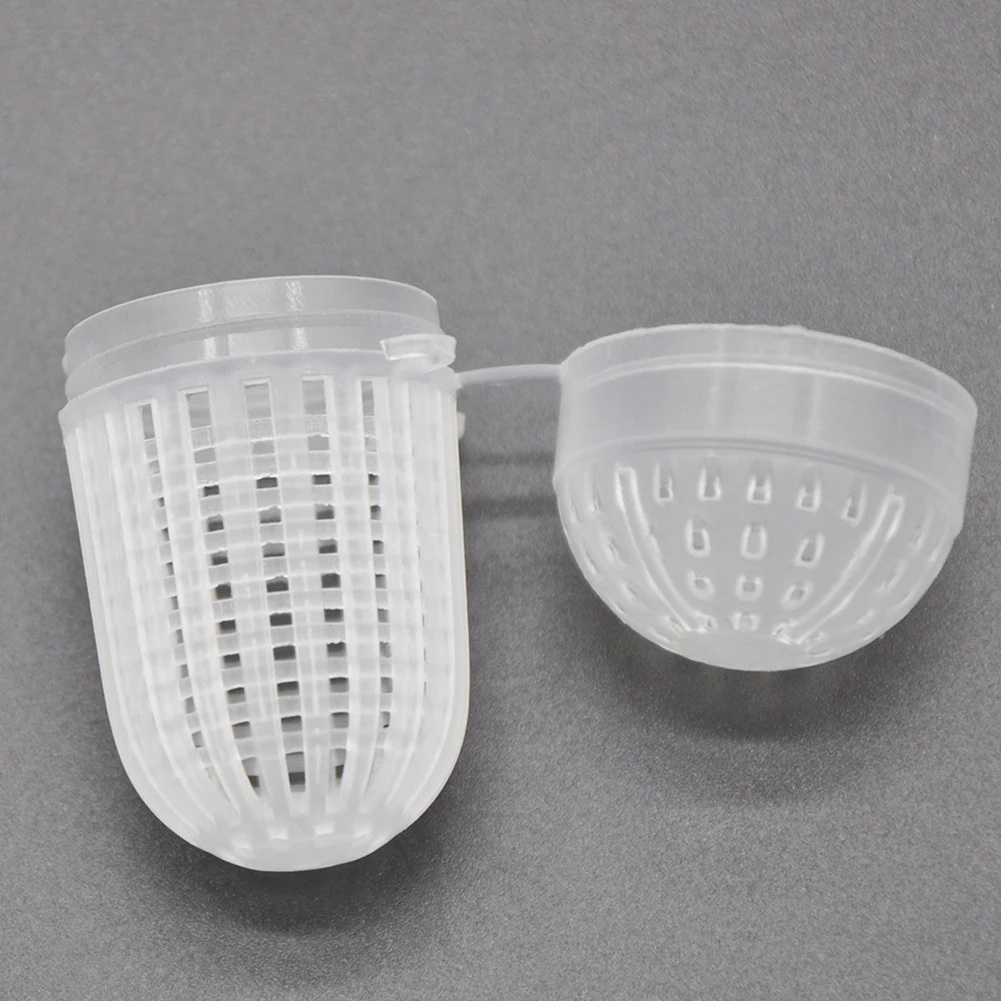 

Fishing Pole Pot Bait Lure Cage Fishing Terminal Tackle Soft Cad Pot Durable Pesca Iscas Tools Accessories 5.5x2.8cm/5.7x3.4cm