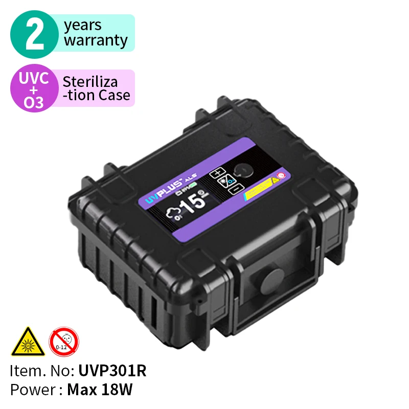 

UVPLUS Mini Hard Intelligent UV Ozone Phone Disinfection Sterilizer UVC Sterilization Cases