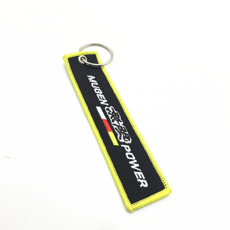 Автомобильный брелок Модифицированная вышитая бирка ремешок для ремня подарок