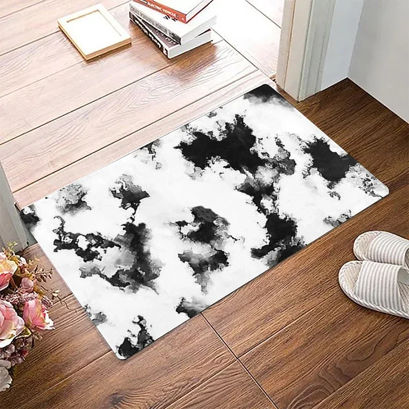 

Modern French Retro Carpet Plaid Home Area Decorative Luxurious Bedrooms Living Rooms Non-slip Art Gaming Imitation Flannel Mat