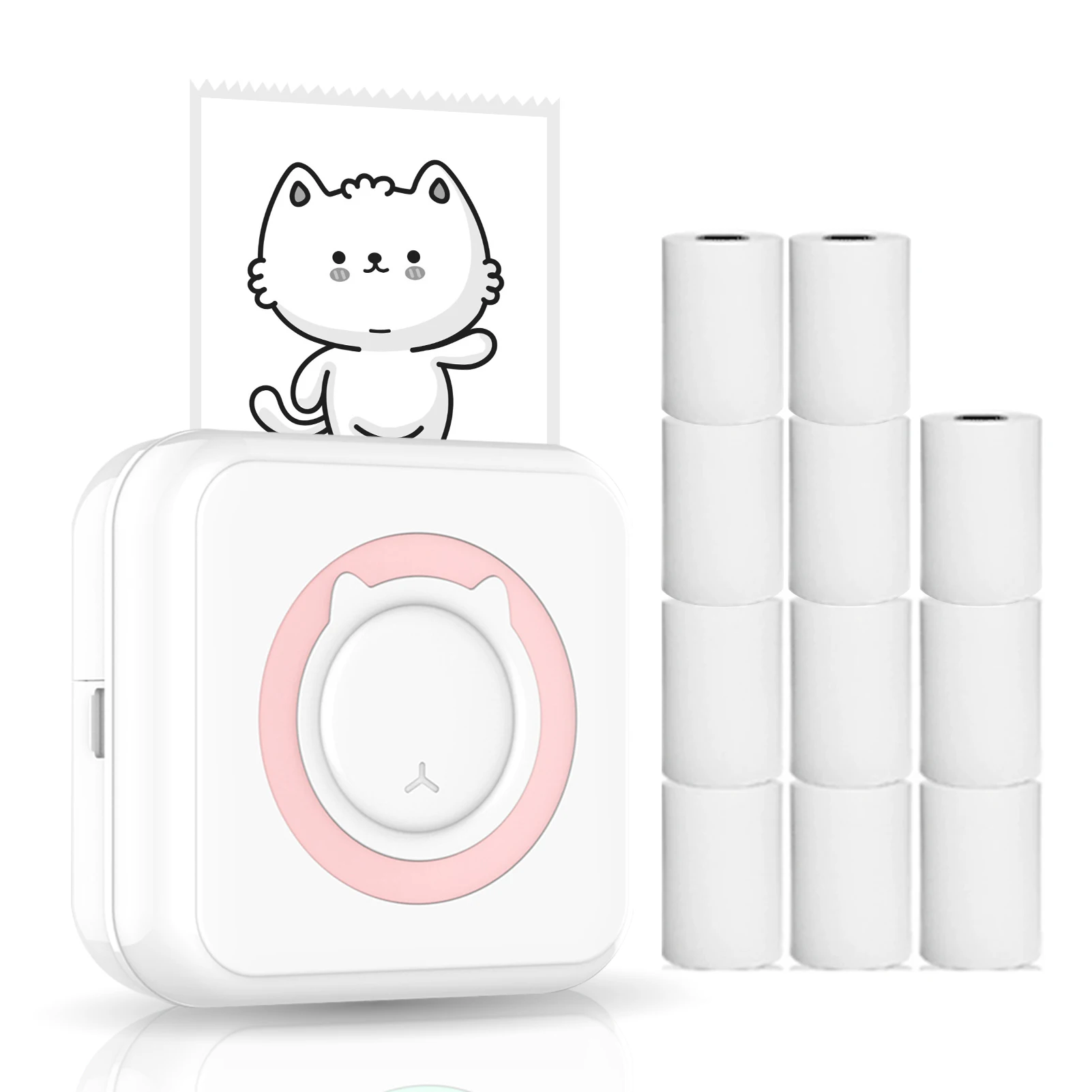 

All-in-one Photo Printer Multifunction Portable Printer Wireless Instant Mini Printer Support BT Connection For Smartphone 57mm