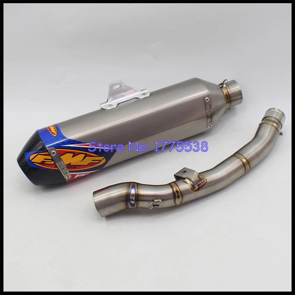 Титановый сплав для Yamaha WR250X 2008-2011 выхлопная труба глушителя мотоцикла карбоновая