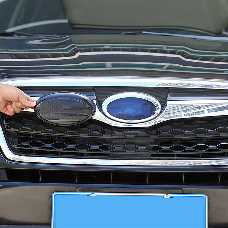 Для Subaru Forester 2013-2018 ABS черный автомобильный передний и задний логотип декоративная