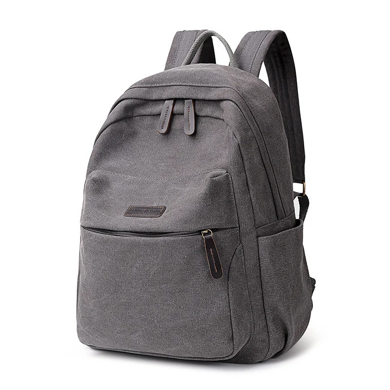 

Men's Canvas Laptop Backpack School Bags for Teenage Girls Large Capacity Travel Rucksacks Female Schoolbags College Bookbag