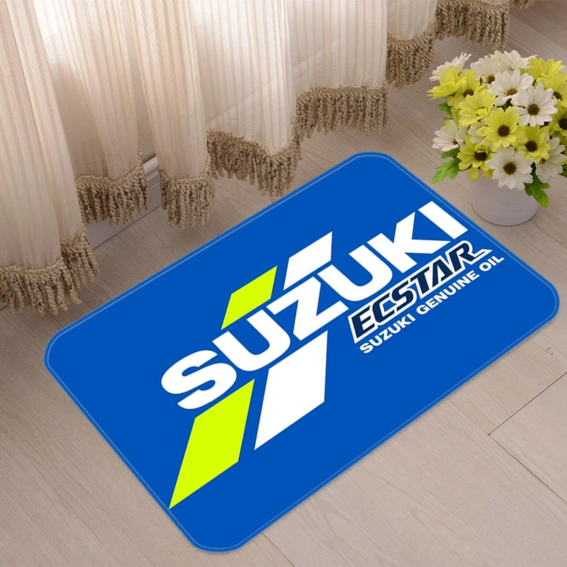 

Bathroom Mat Home 3D Motorcycles S-Suzuki Living Room Carpet Mats Kitchen Design Foot Doormat Entrance Door Welcome Rugs Bath
